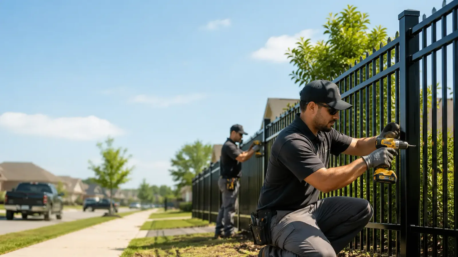 Metal Fence Installation in North Kingstown, RI